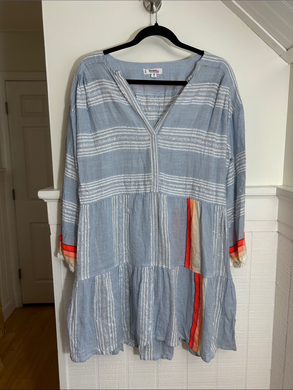 Lem Lem by Liya Kebede Cotton Blur Multicolor Dress size Large - Picture 2 of 10